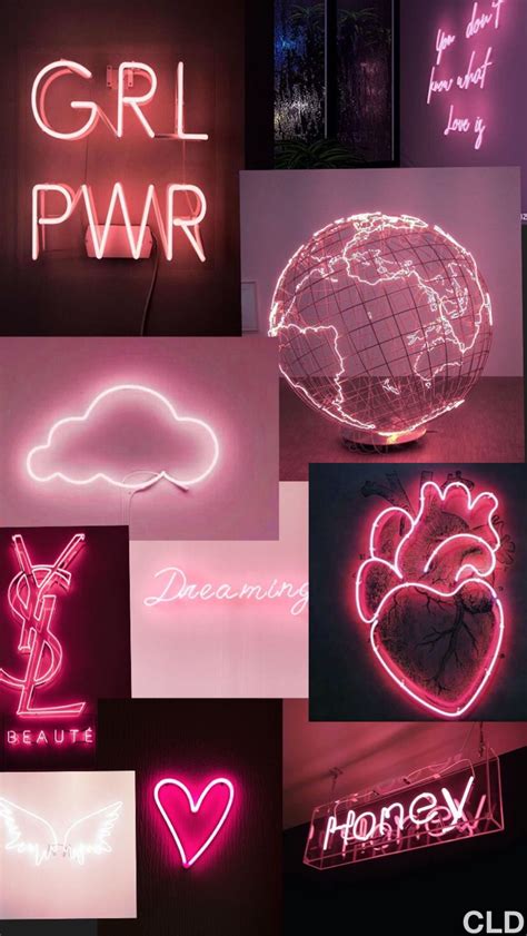 aesthetic neon wallpaper.